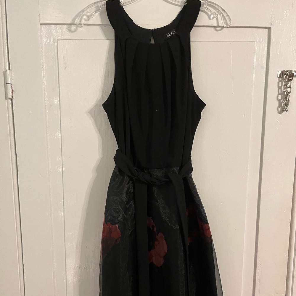 S.L.fashion long floral dress